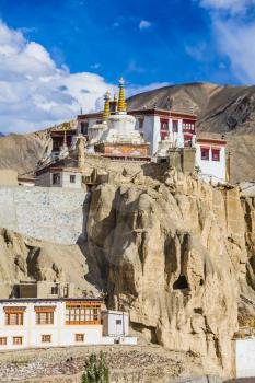 Lamayuru Monastery in the Indian State of Jammu and Kashmir