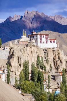Lamayuru Monastery in the Indian State of Jammu and Kashmir
