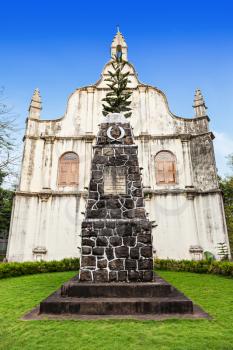 Tomb at St. Francis Church, place where Vasco De Gama died, Cochin, India