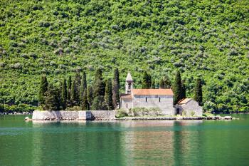 St. George Church on the island, Perast, Montenegro