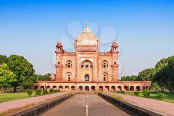 Safdarjung's Tomb is a sandstone and marble mausoleum in New Delhi, India