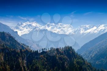 Beautiful landscape in Himalayas, Annapurna area, Nepal