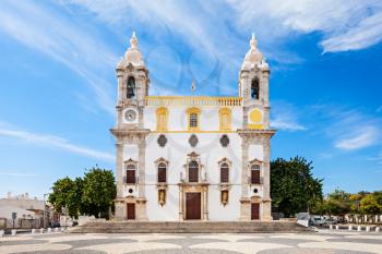 Carmo Church (Chapel of Bones) in Faro, Portugal