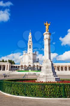 The Sanctuary of Fatima, which is also referred to as the Basilica of Our Lady of Fatima, Portugal