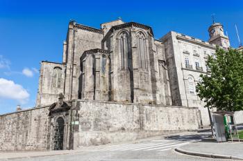 The Igreja de Sao Francisco (Church of Saint Francis) is the most prominent Gothic monument in Porto, Portugal