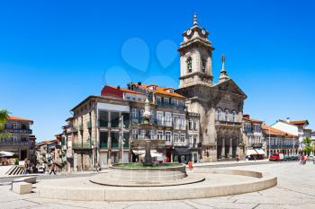 Toural Square (Largo do Toural) is one of the most central and important squares in Guimaraes, Portugal