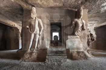 Elephanta Island caves near Mumbai in Maharashtra state, India