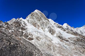 Pumori mountain in Everest region, Himalaya, Nepal