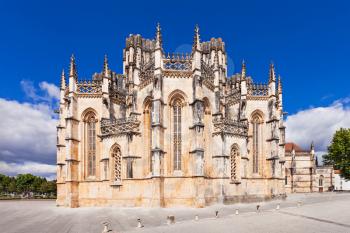 The Monastery of Batalha is a Dominican convent in the civil parish of Batalha, Portugal. Originally known as the Monastery of Saint Mary of the Victory.