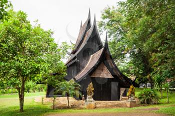 Black Temple in Chiang Rai City, Thailand