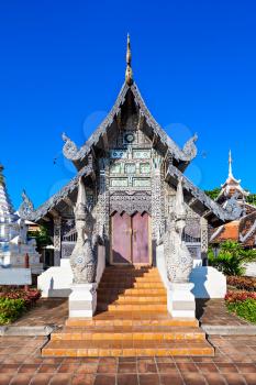 Wat Chedi Luang Temple in Chiang Mai, Thailand