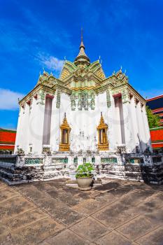 Phra Mondob in Wat Pho Buddhist temple complex in Bangkok, Thailand