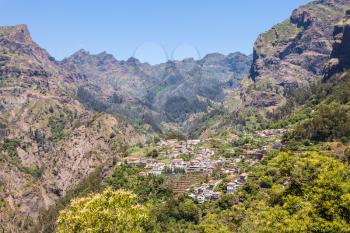 Curral das Freiras village in Madeira, Portugal