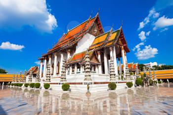Wat Suthat Thep Wararam is a Buddhist temple in Bangkok, Thailand