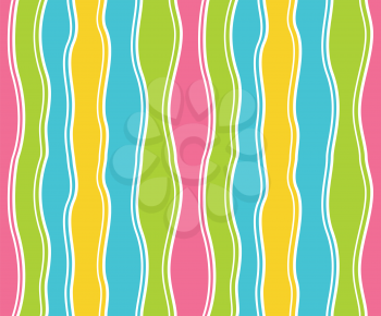 Bright fun abstract seamless pattern