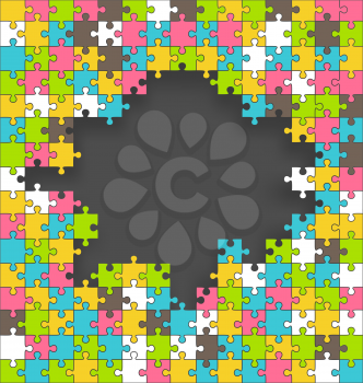 Bright Fun Jigsaw Puzzle Background