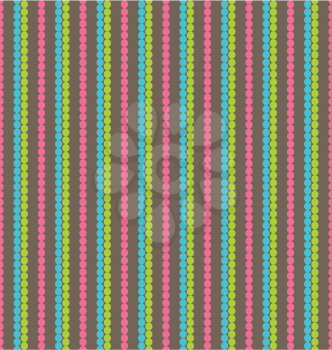 Bright fun abstract seamless pattern with lines
