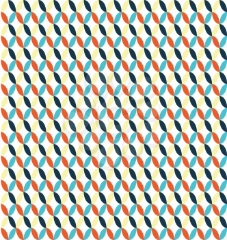 Seamless bright fun vertical abstract pattern