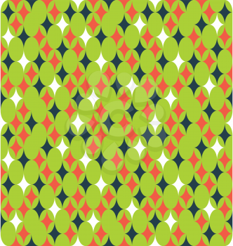 Seamless bright fun vertical abstract pattern
