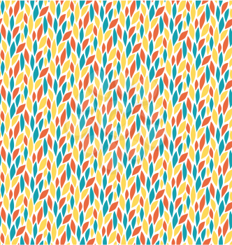 Seamless bright fun abstract pattern