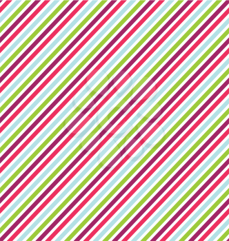 Seamless Bright Fun Abstract Diagonal Pattern