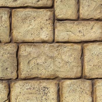 Old stacked stone wall background