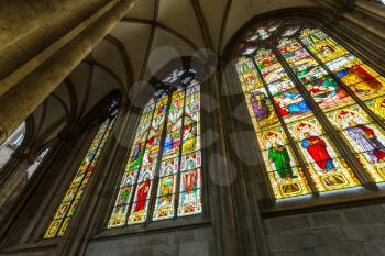 Stained glass windows  in the Cologne Cathedral