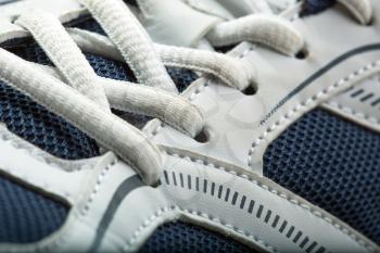 Closeup view of sport shoe