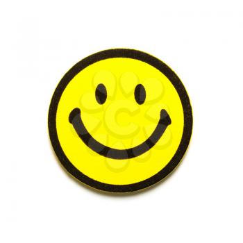 Close-up of yellow smiley symbol