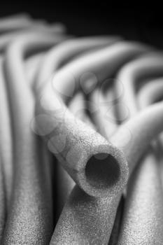 Macro view of thermo pipes