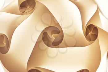 Abstract pattern. Floral ornament. Beige colors