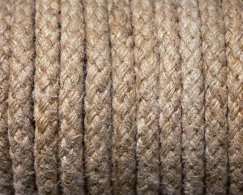 Macro view of twisted rope