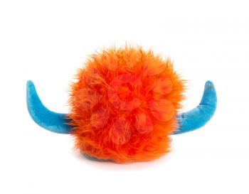 Decorative viking helmet for parties with blue horns 