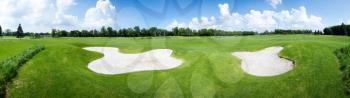 Golf fields in green spring park