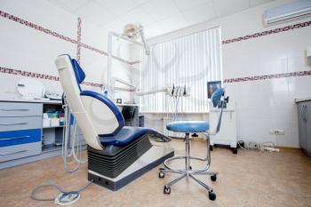 View of modern dental office interior