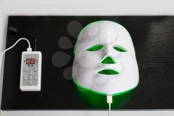 Light photodynamic rejuvenating mask for facial skin therapy.