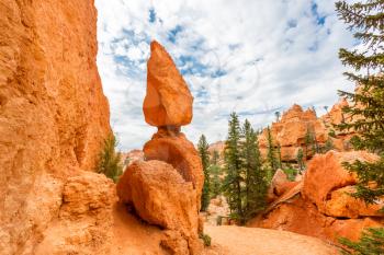 Scenic landscape stones at Bryce Canyon National Park, Utah USA