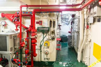Pipe system on war ship, Military ship pipeline