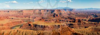 Panoramic view of canyon at  Dead Horse State Park, Utah USA
