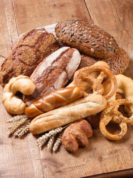 Various types of bread - still life