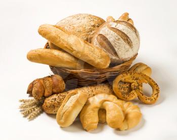 Various types of bread - still life
