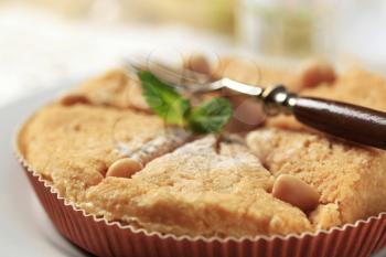 Fresh baked Dessert pie - detail