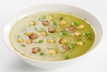 Pea Soup with Bacon
