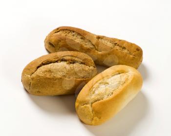 French bread rolls - studio shot