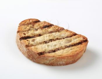 Slice of grill toasted bread - studio