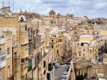 Valletta, capital city of Malta, Europe