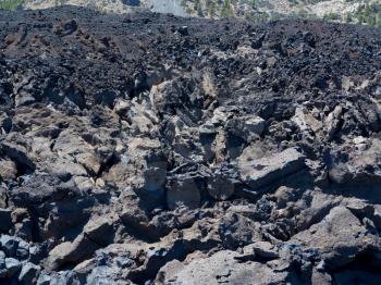 Volcanic lava sediments, Tenerife, Canary Islands