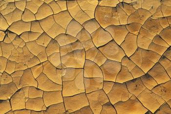 Dry cracked earth texture, background