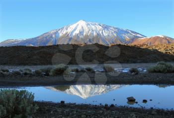 Scenic view of mount Teide, Tenerife, Canary Islands