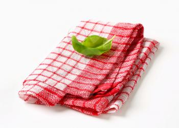 Cotton Checked Kitchen Tea Towel